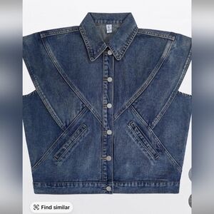 Stylish Blue Denim Vest